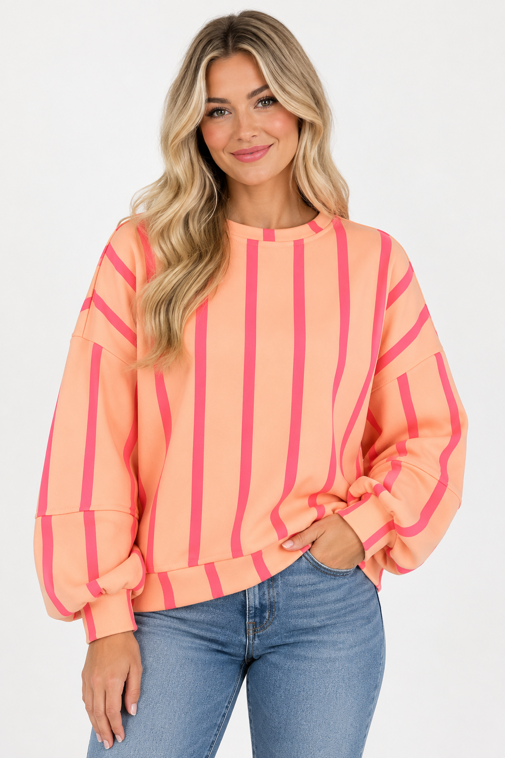The Andi Stripe Sweatshirt