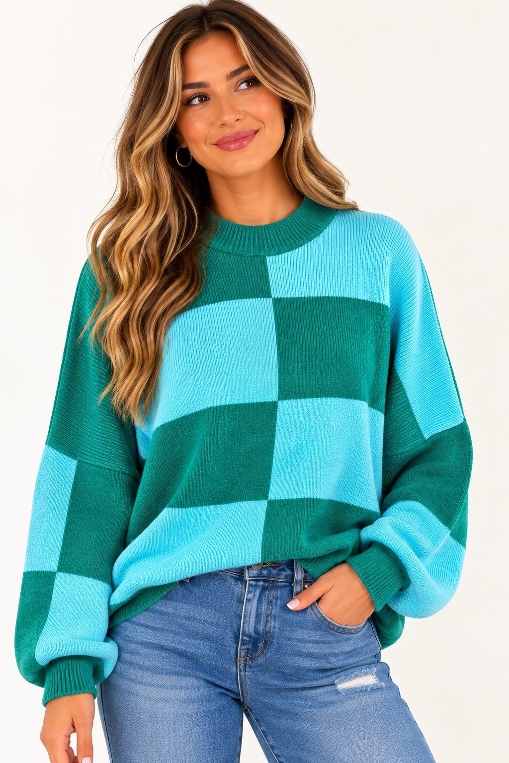The Sophie Color Block Sweater