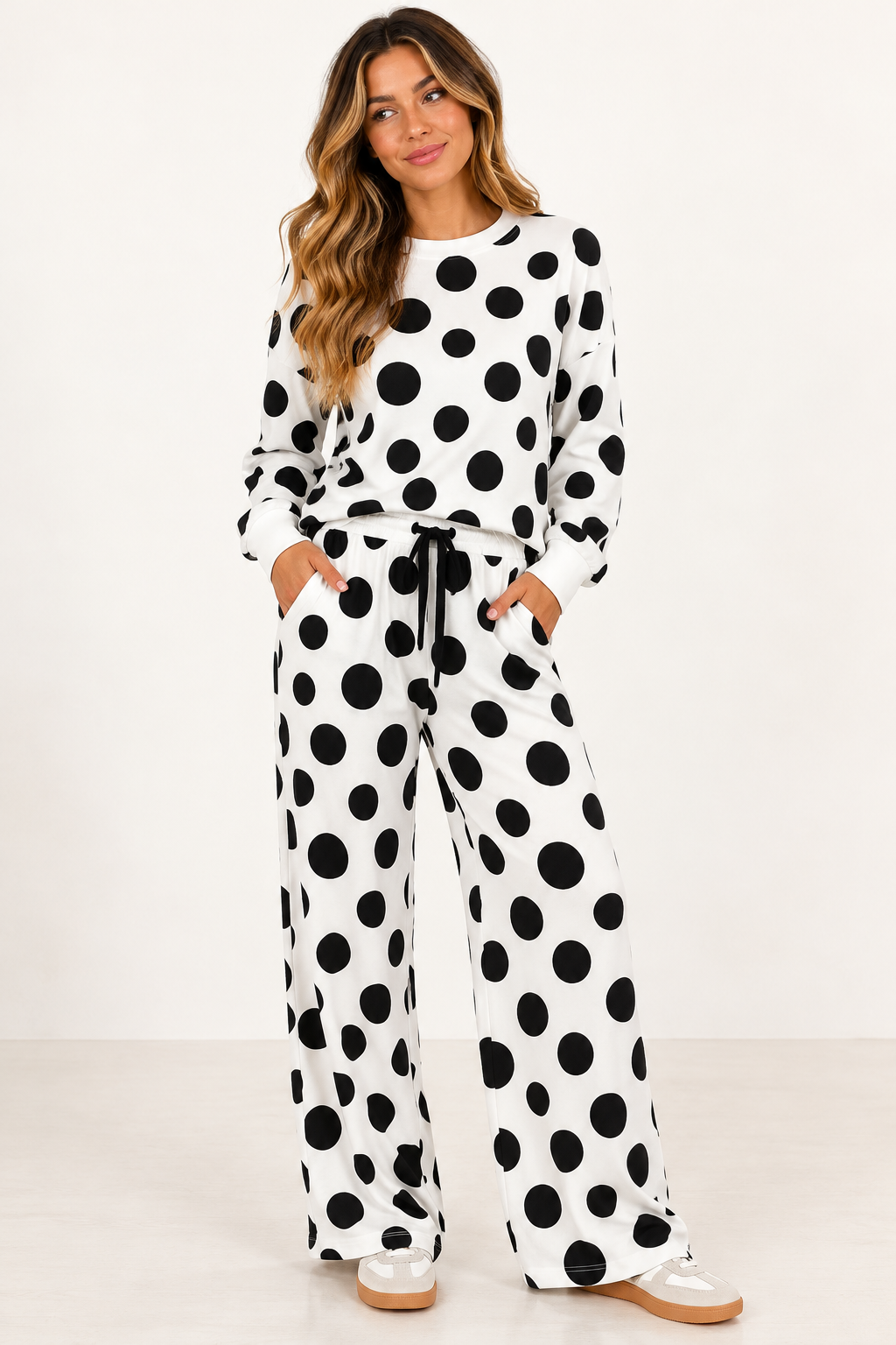 The Penny Polka Dot Lounge Set