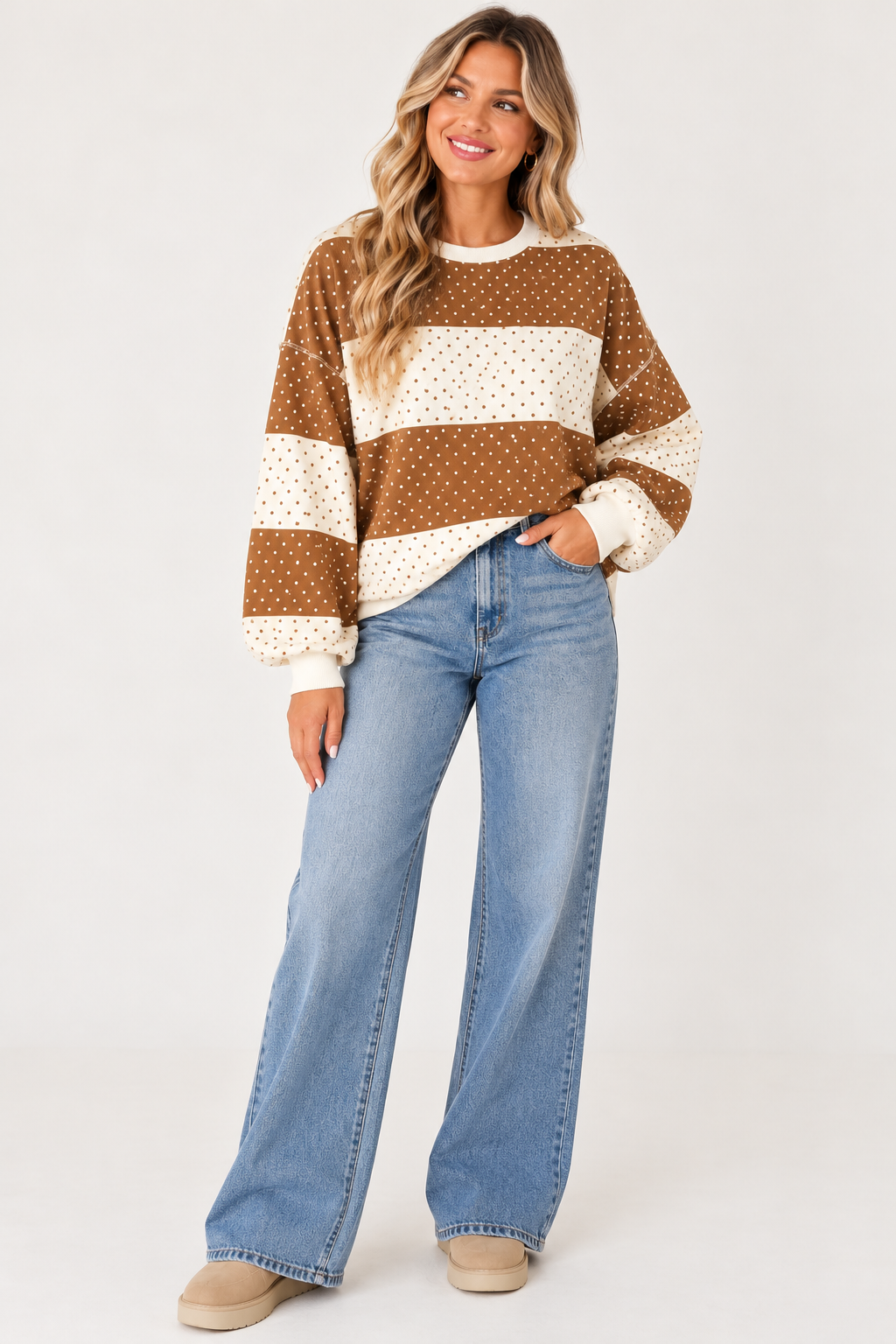 The Clara Polka Dot Top