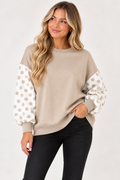 The Eva Polka Dot Sweatshirt