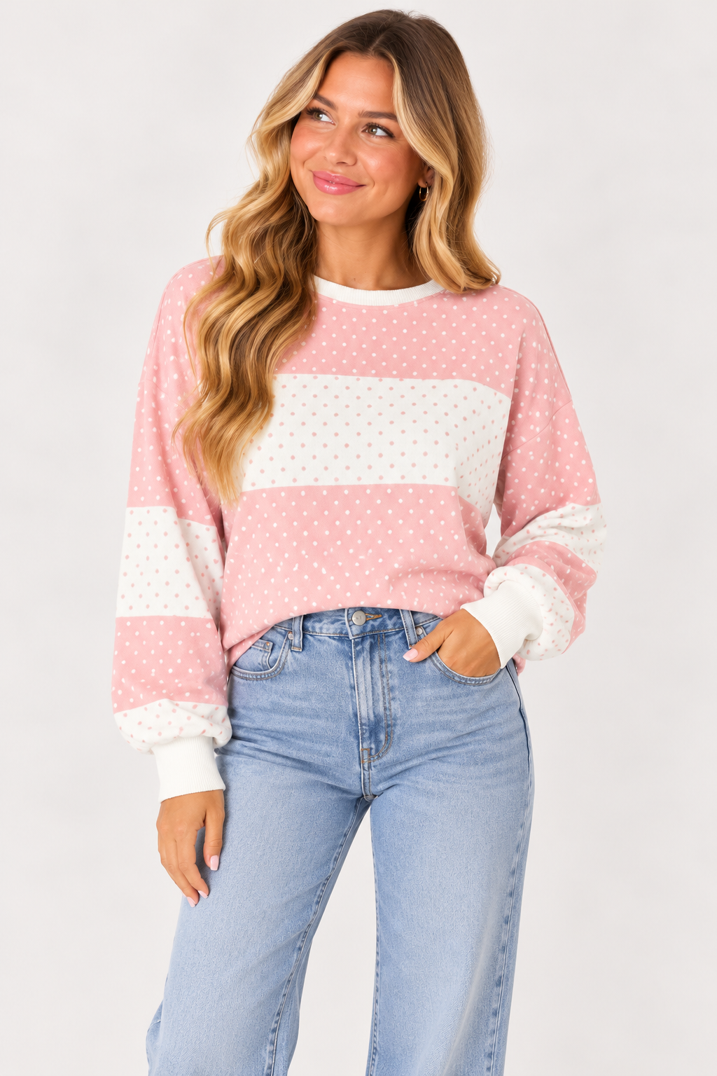 The Ainsley Polka Dot Top