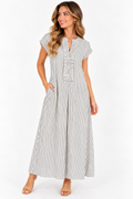The Sutton Stripe Maxi Dress