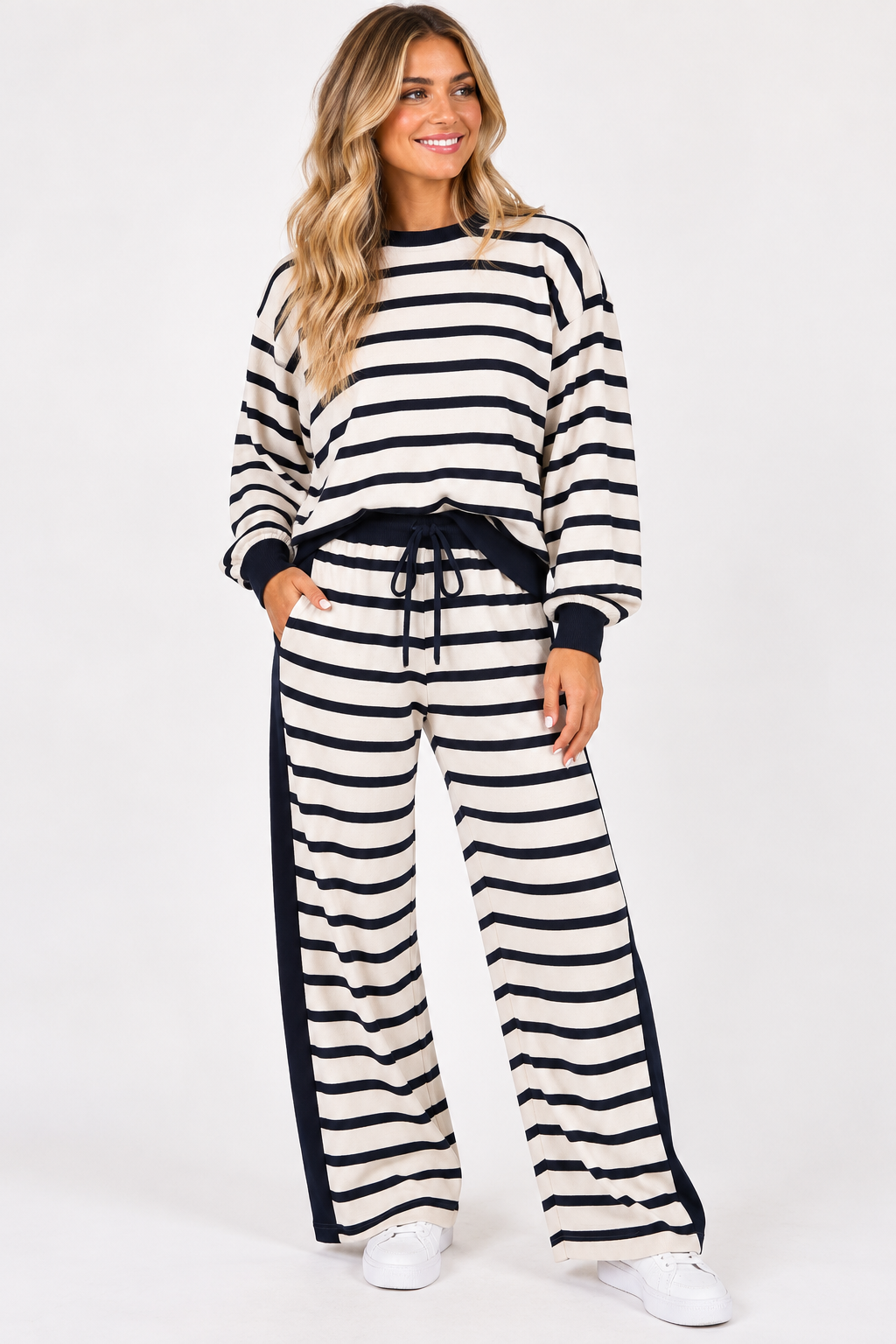 The Sutton Striped Lounge Set