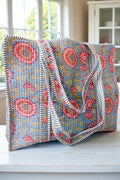 The September Haze Floral Tote Bag