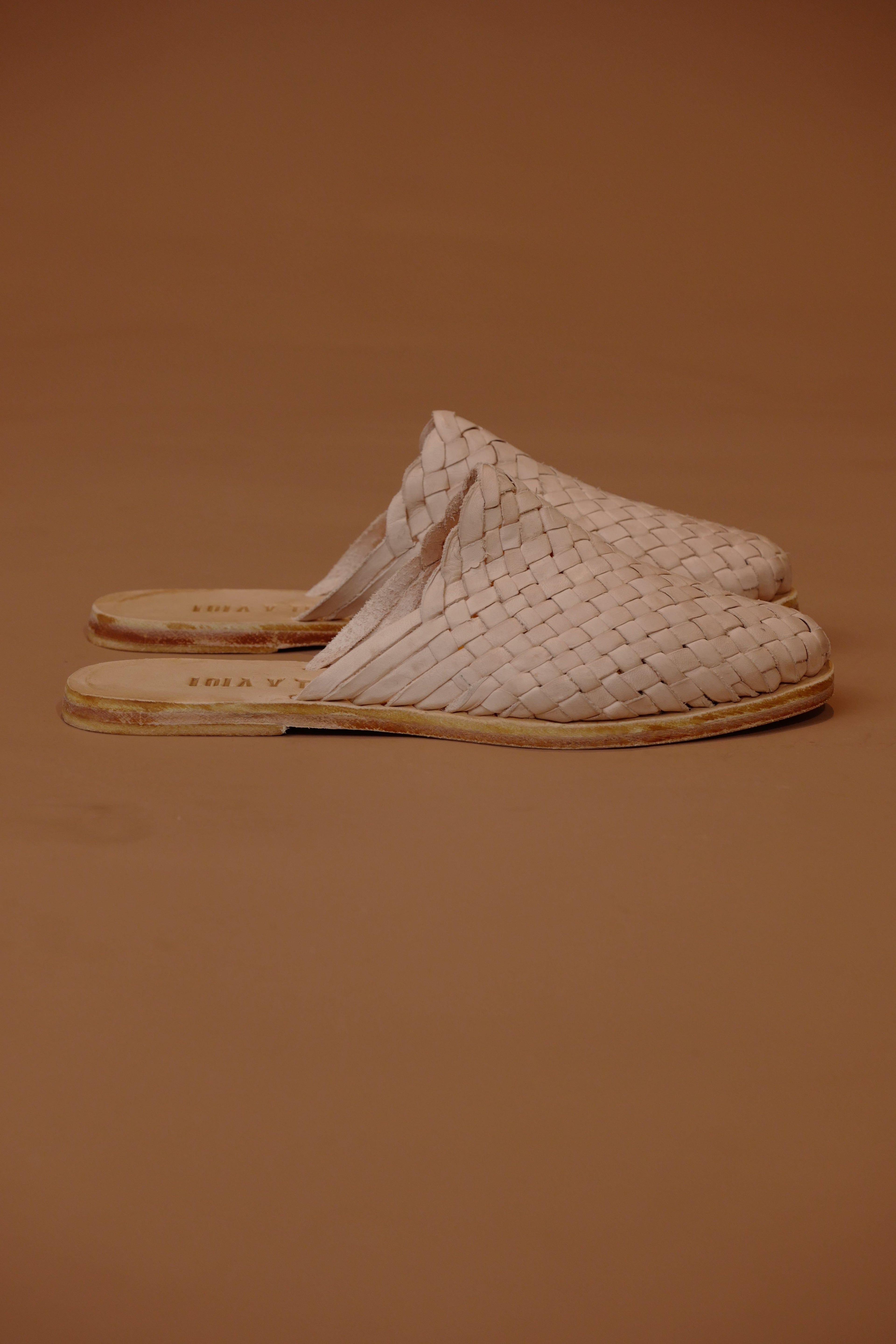 The Ivory Coast Woven Slides