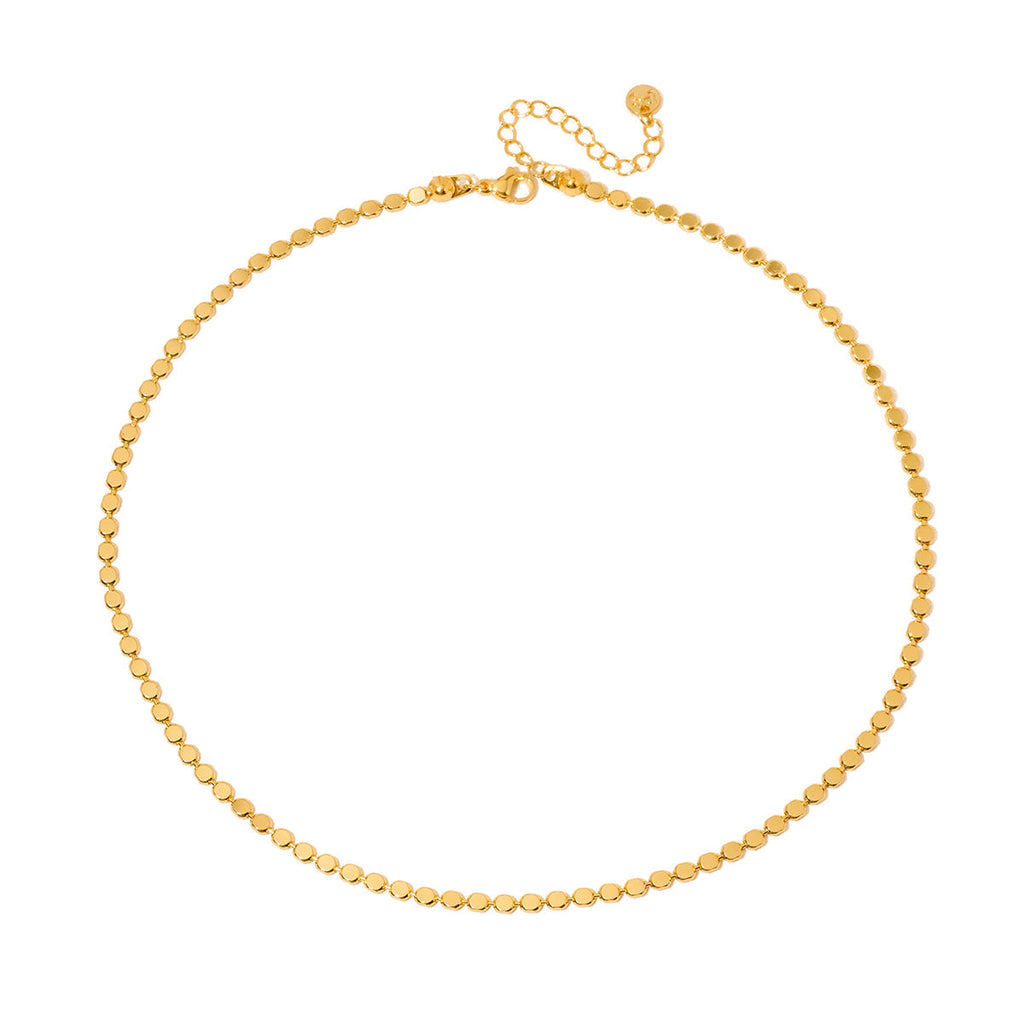 The Dakota Disc Chain Necklace - WATERPROOF