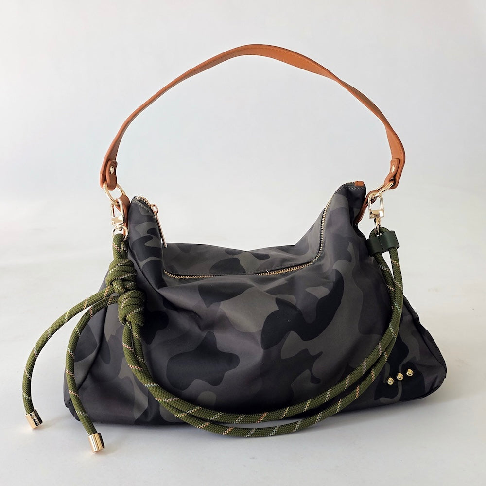 The Nikki Nylon Slouchy Shoulder Bag