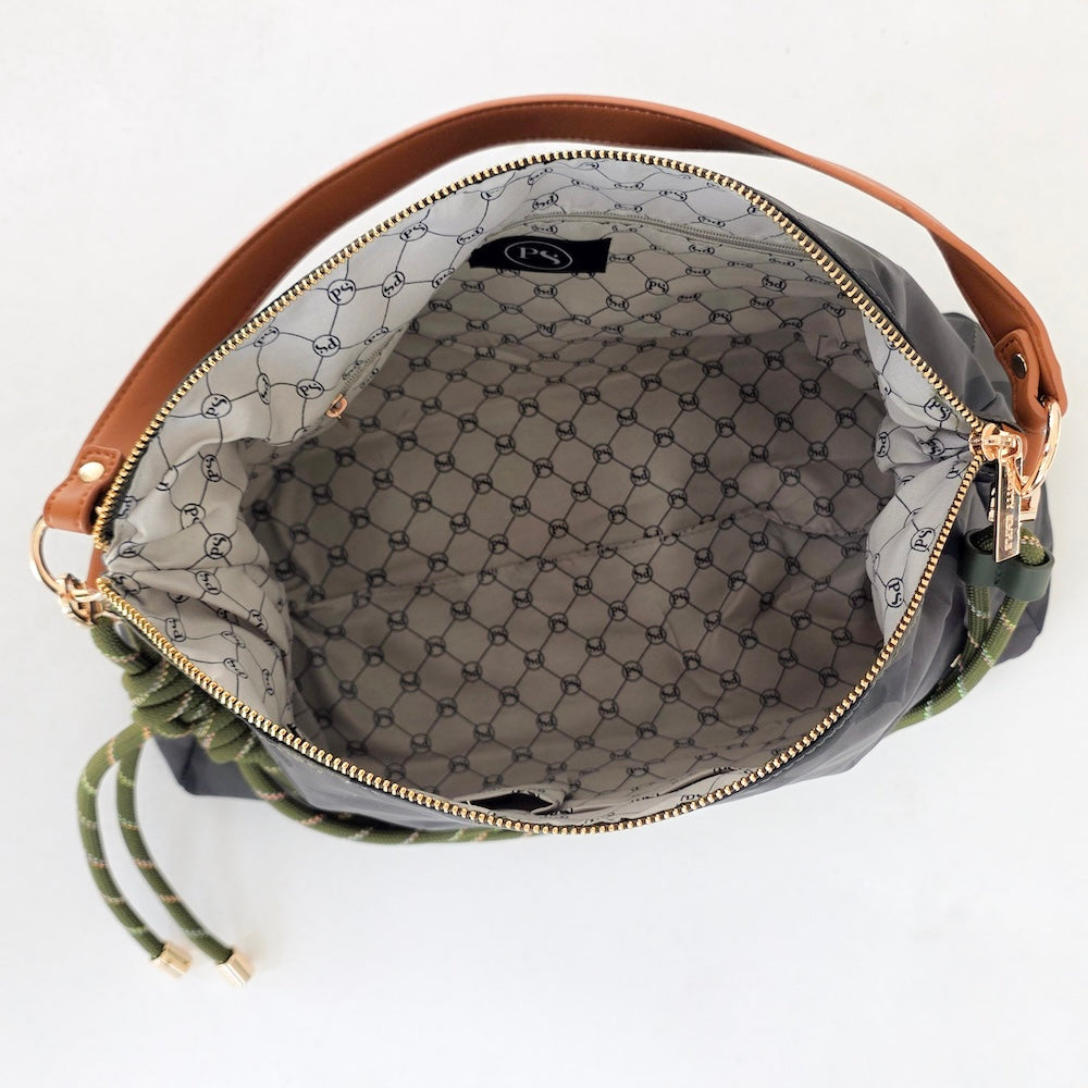 The Nikki Nylon Slouchy Shoulder Bag