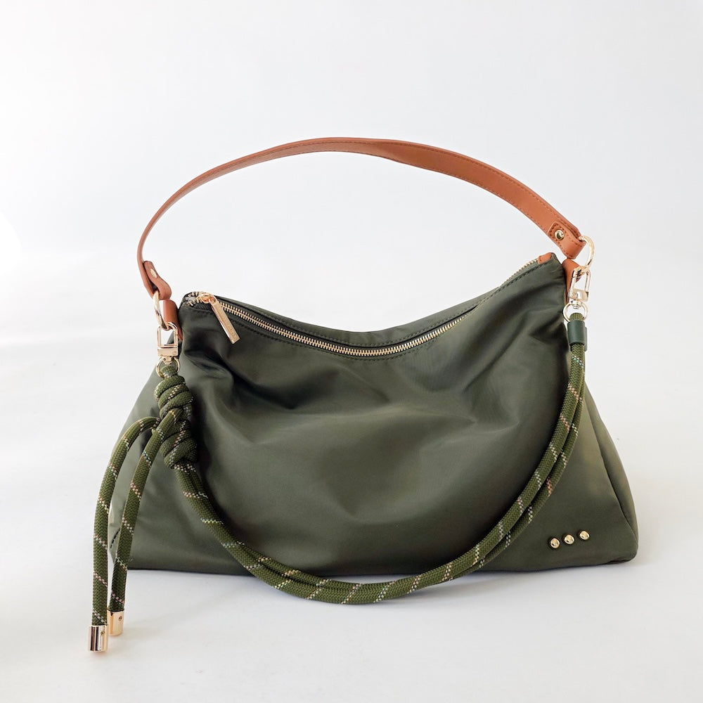 The Nikki Nylon Slouchy Shoulder Bag