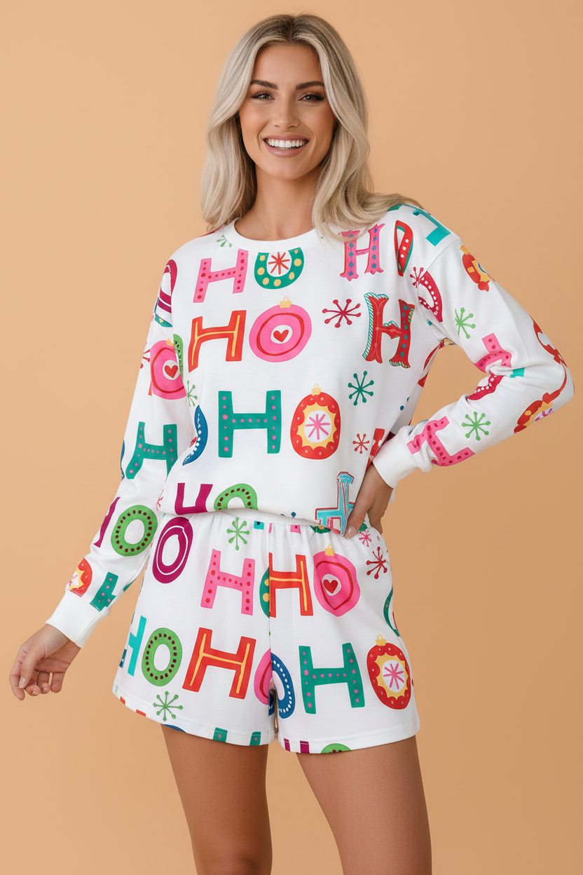 The Hallie Ho Ho Ho Christmas Lounge Set