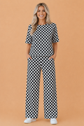 The Harper Checker Lounge Set