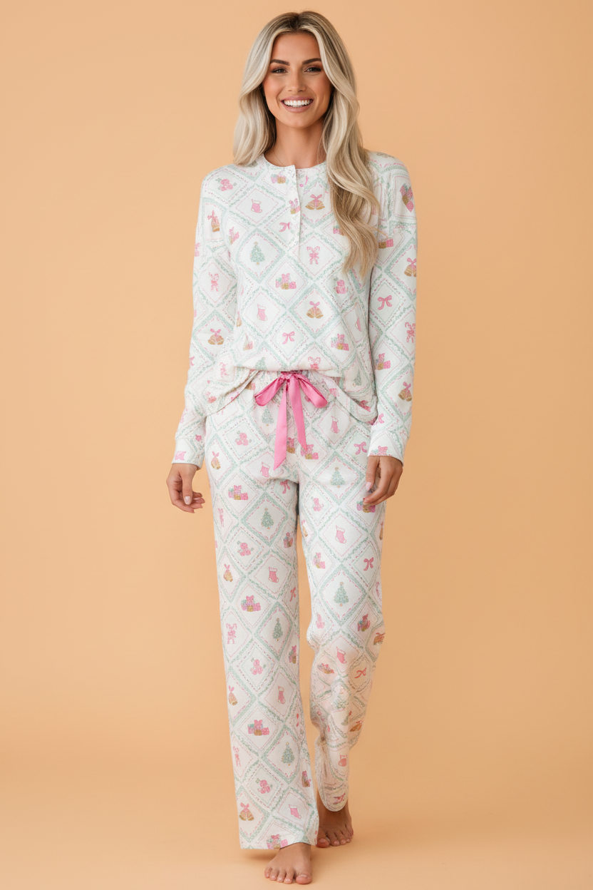 The Sugarplum Christmas Pajama Set