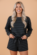 The Dakota Stripe Shorts Set