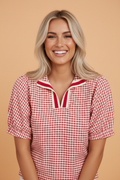 The Ruby Kate Gingham Blouse