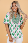 The Ingrid Floral Blouse