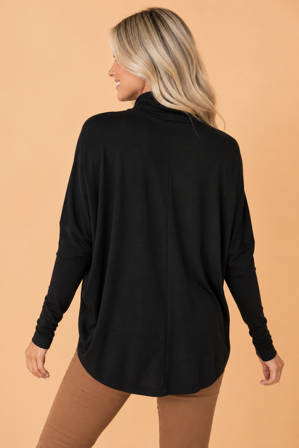 The Marlowe Dolman Turtleneck Top