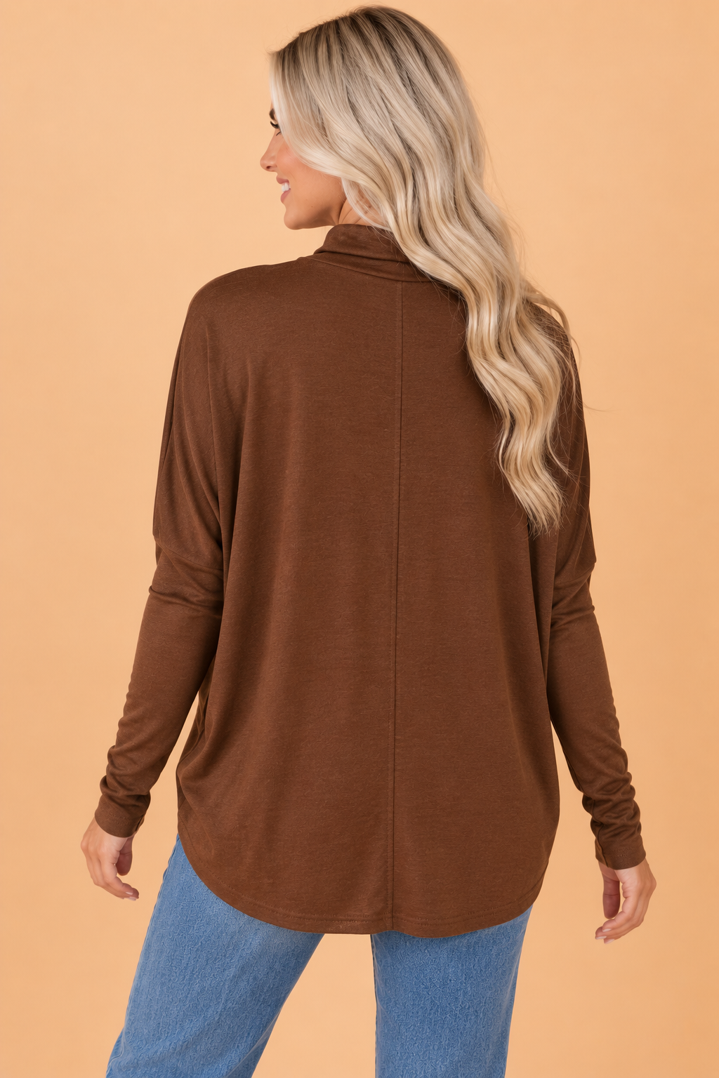 The Marlowe Dolman Turtleneck Top