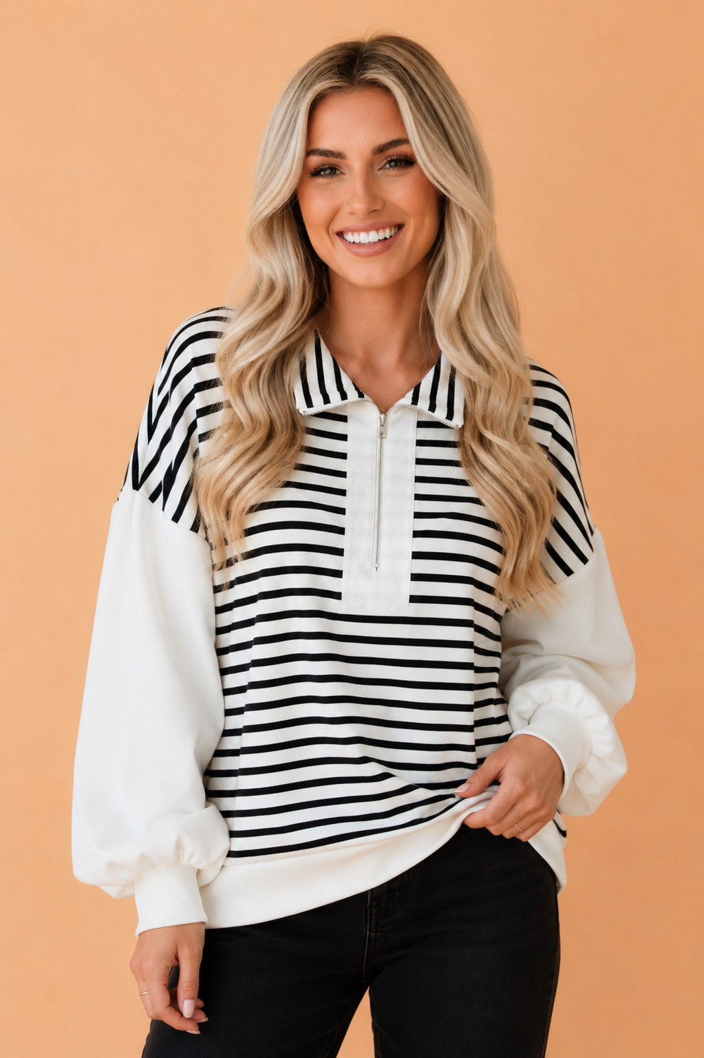 The Sutton Stripe Pullover