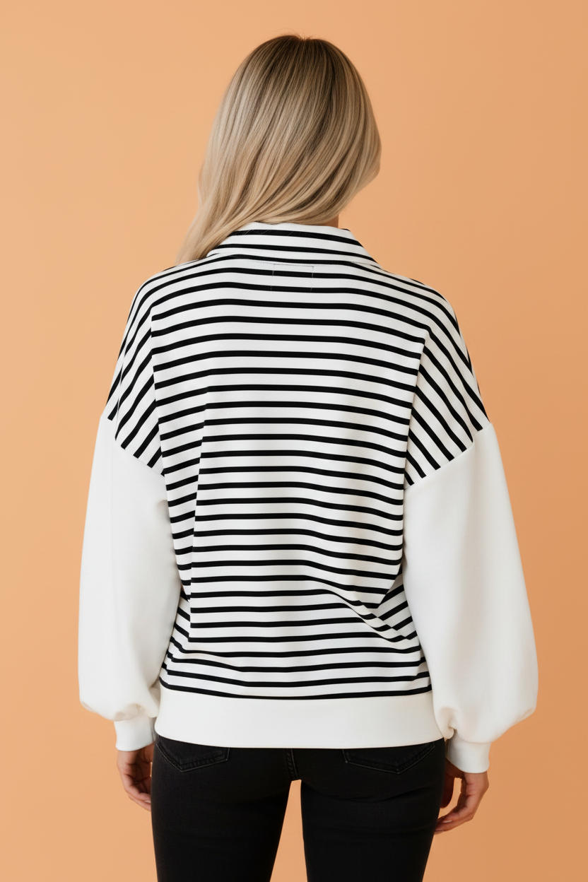 The Sutton Stripe Pullover