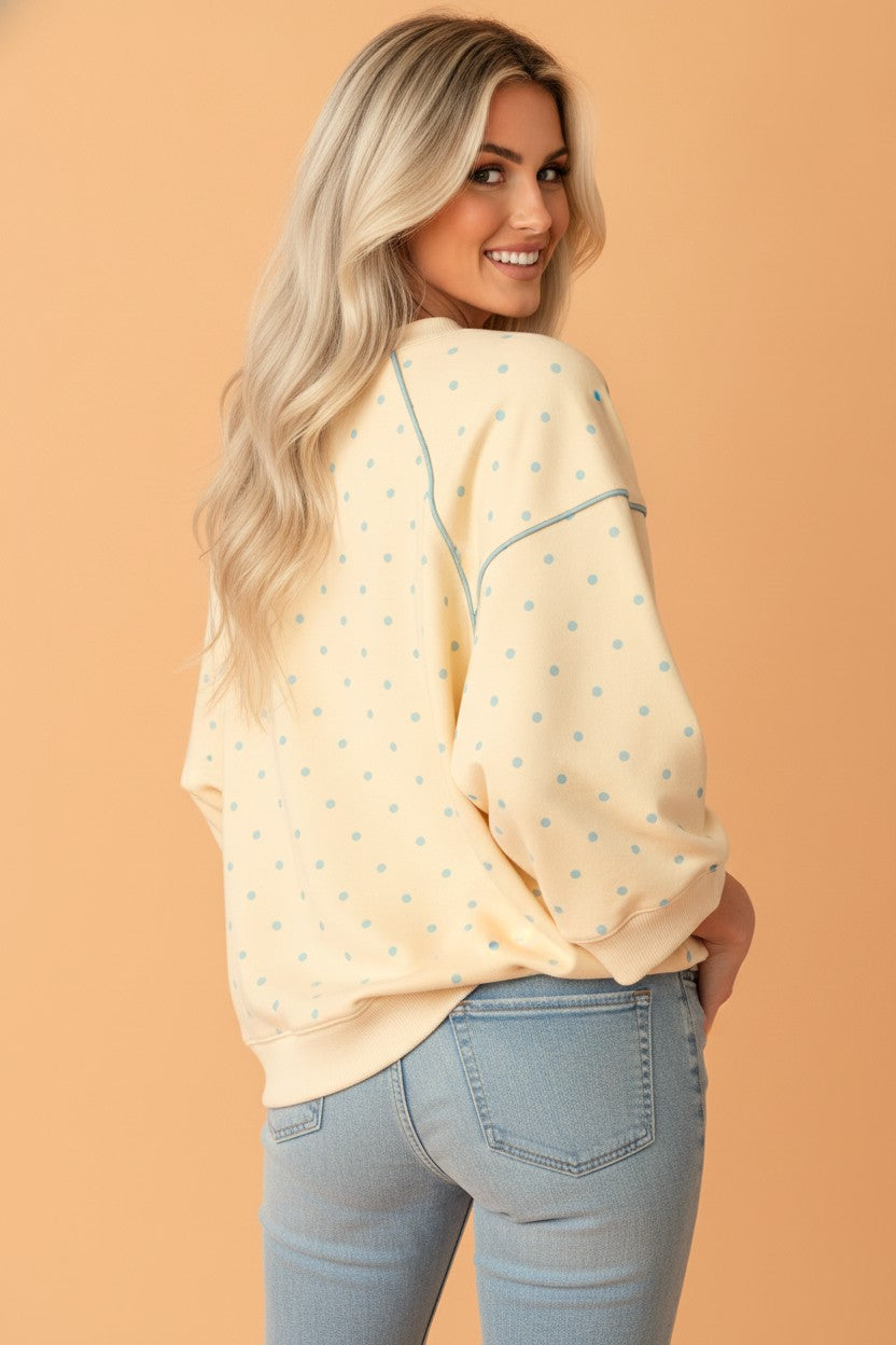 The Meadow Polka Dot Top