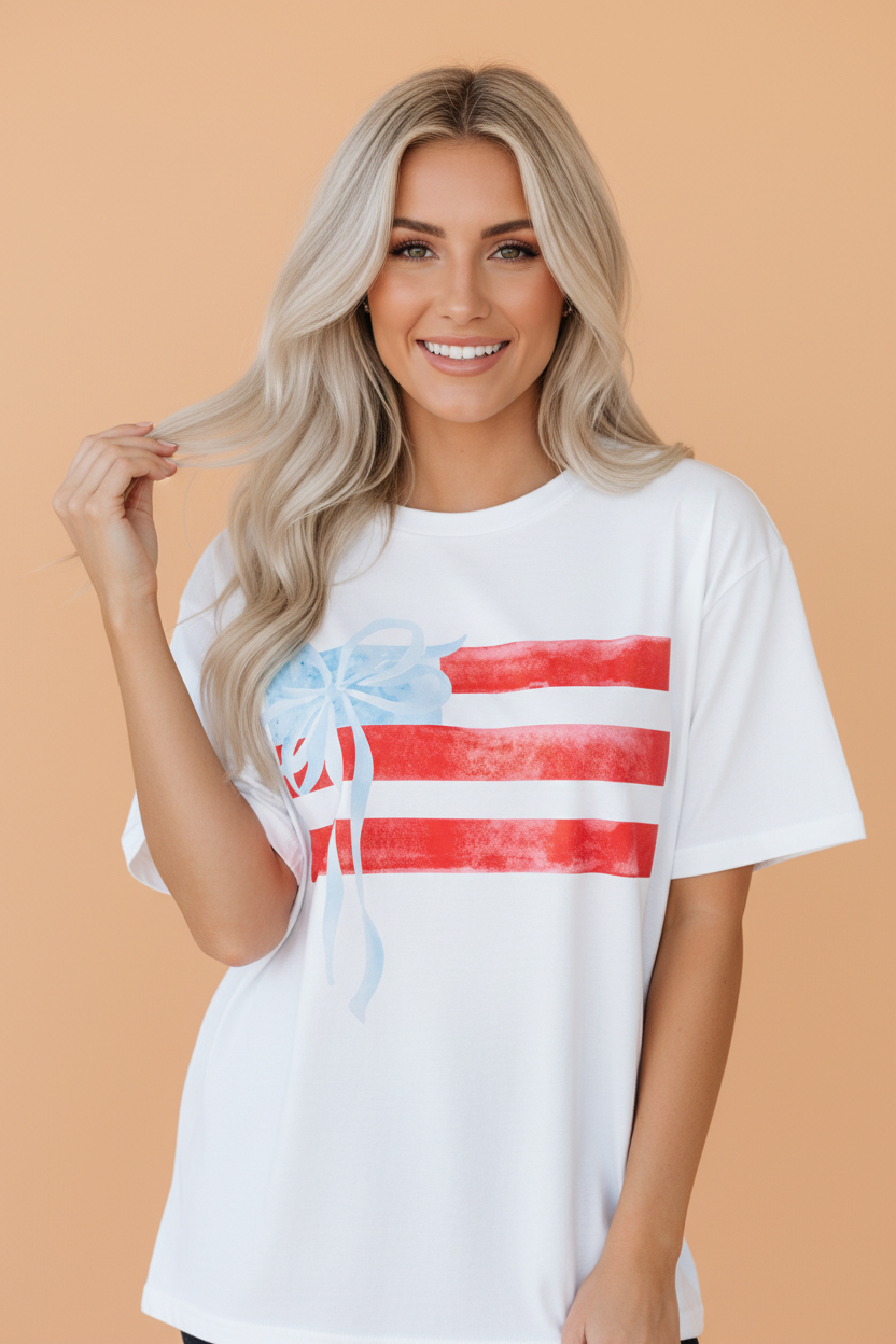 The Liberty Bow Graphic Tee