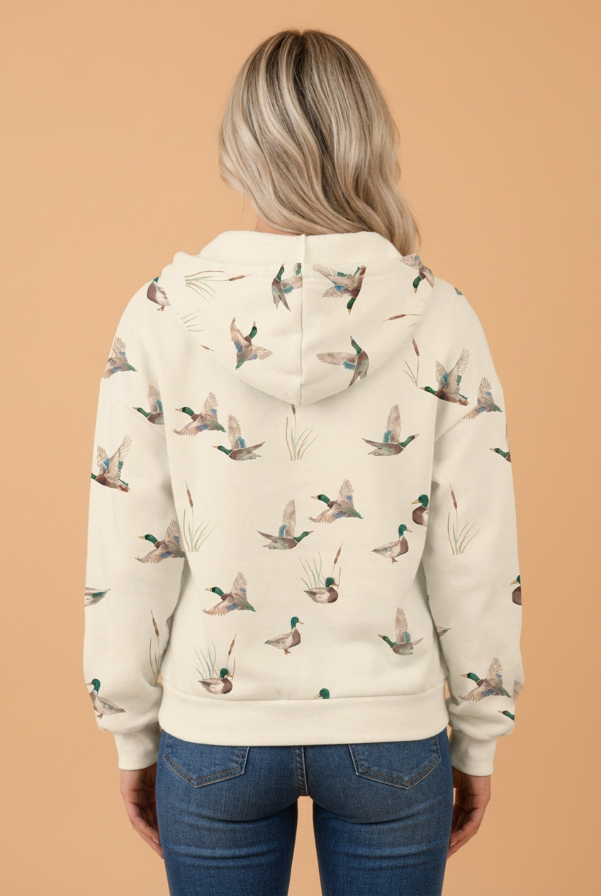 The Mallory Mallard Zip-Up Hoodie