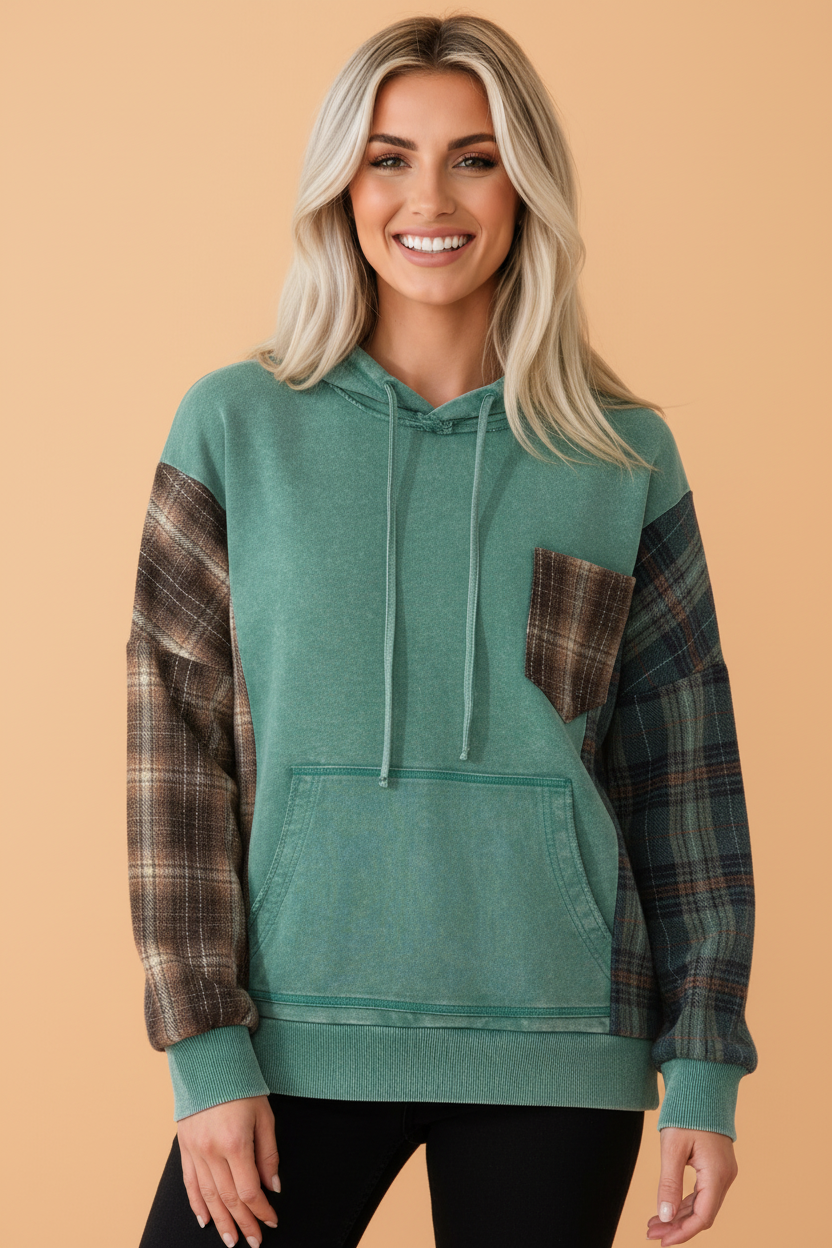 The Penelope Plaid Hoodie