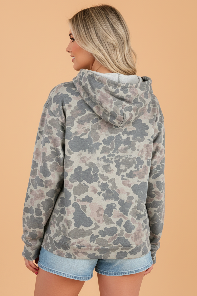 The JESUS LOVES YOU Camo Hoodie