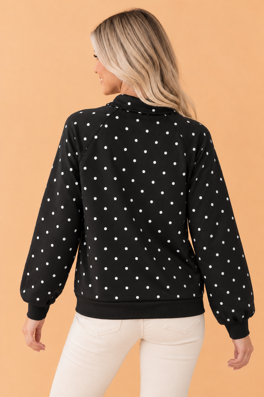 The Quinn Polka Dot Sweatshirt