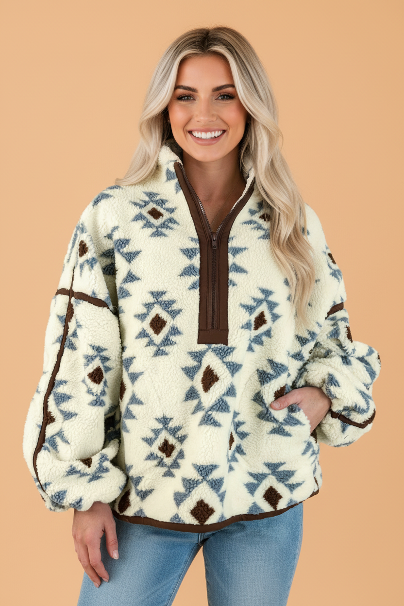 The Aspen Sherpa Half Zip