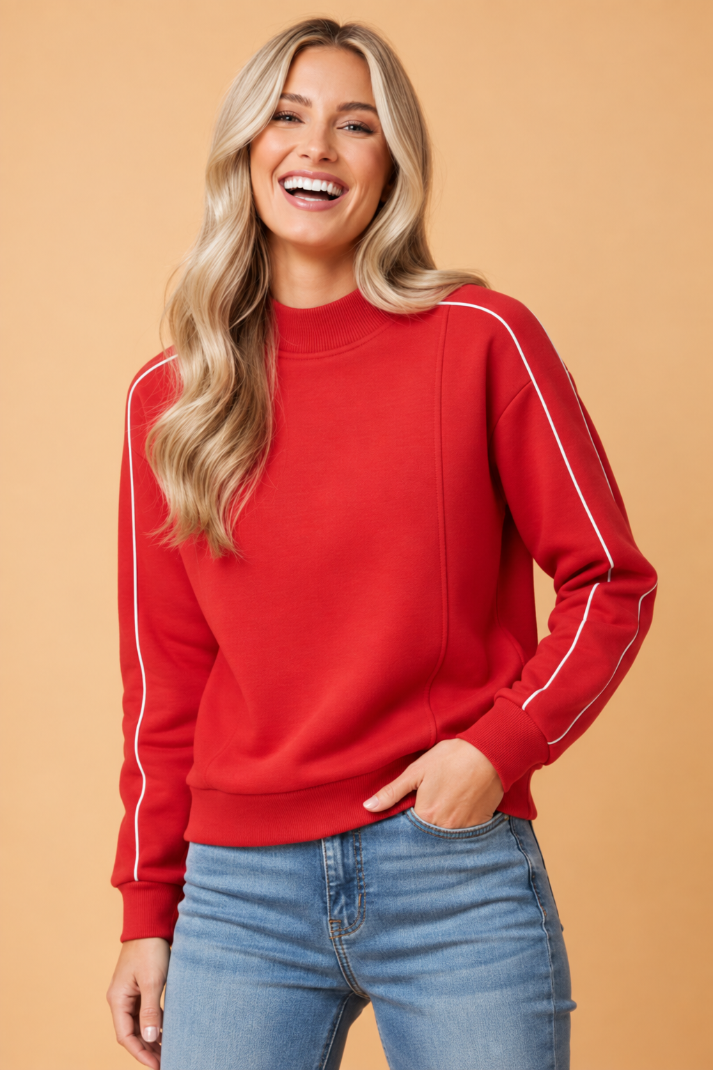 The Reese Piped Sweatshirt