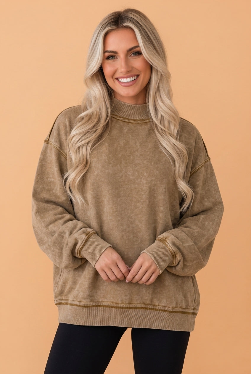 The Bronwyn Mineral Wash Sweatshirt