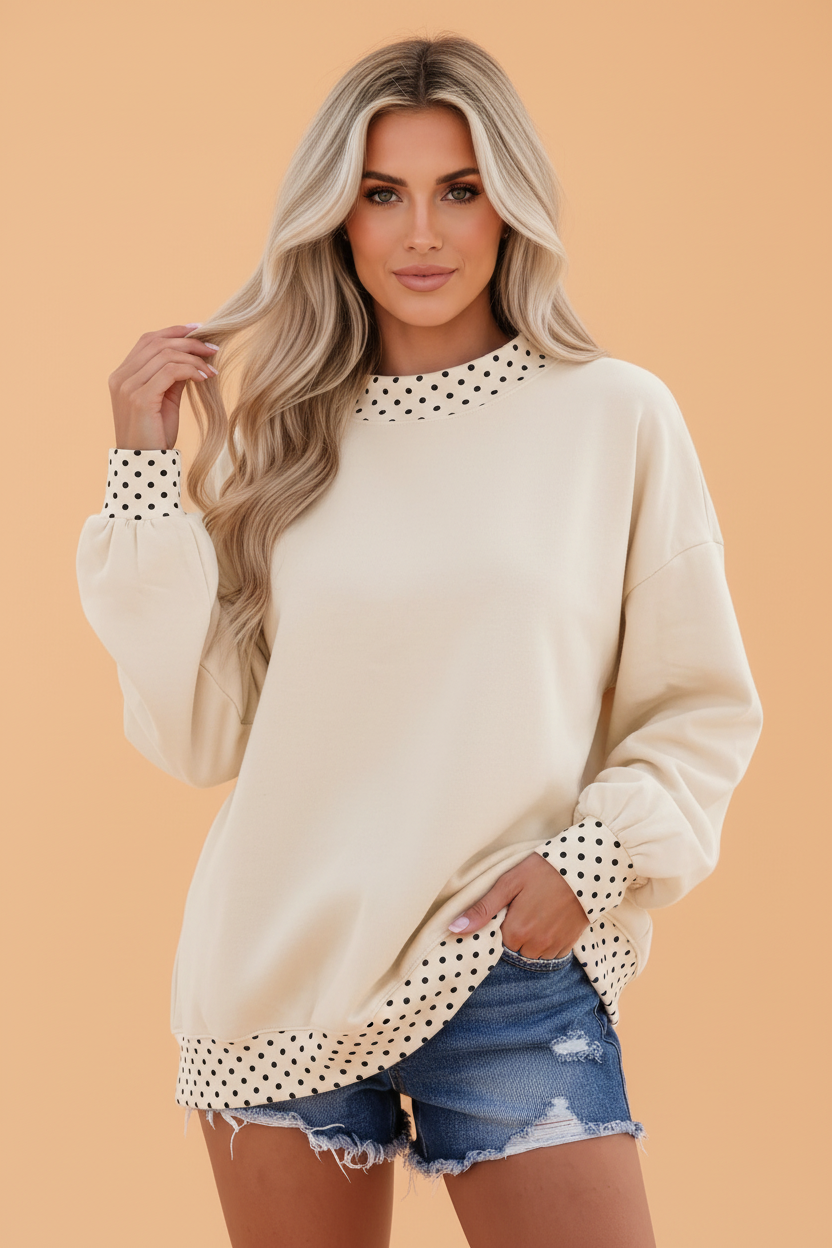 The Maisie Polka Dot Sweatshirt