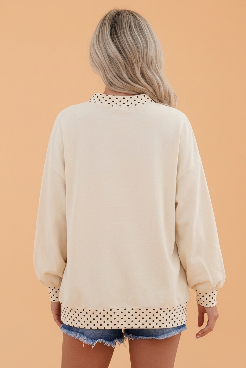 The Maisie Polka Dot Sweatshirt