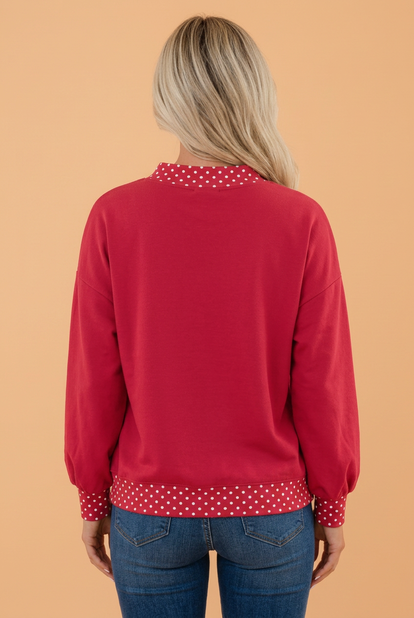 The Maisie Polka Dot Sweatshirt