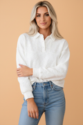 The Waverly Floral Textured Sweatshirt