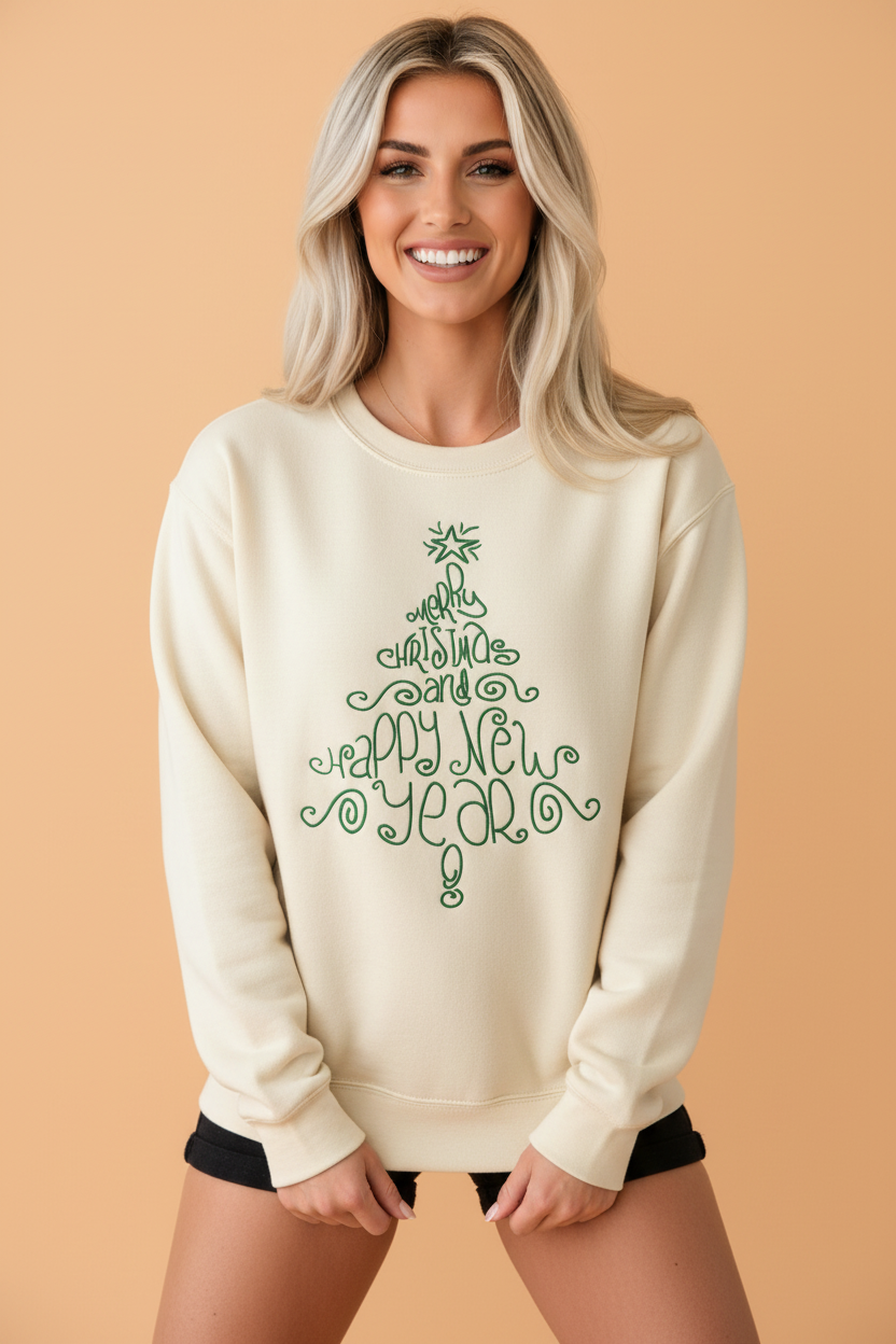 The Merry Little Christmas Tree Sweatshirt