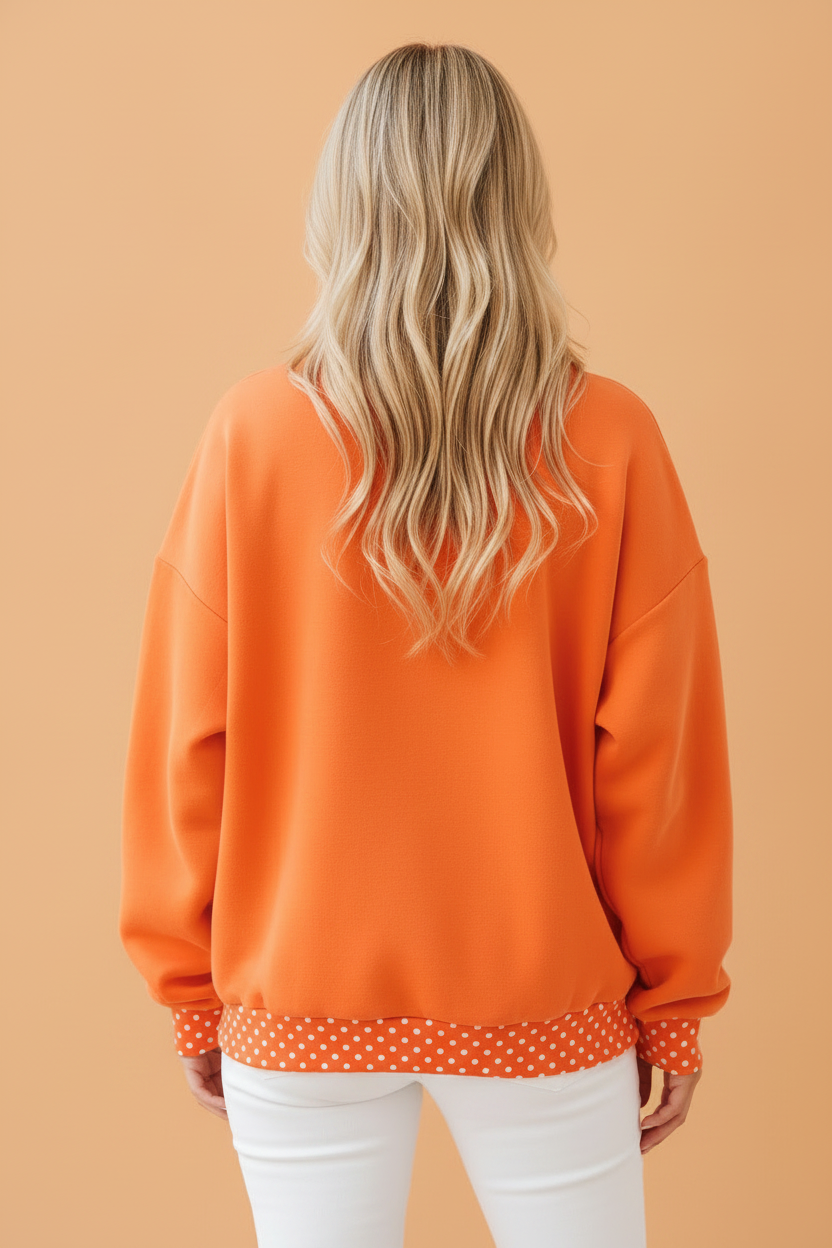 The Spooky Boo Polka Dot Sweatshirt