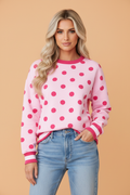 The Olivia Rose Polka Dot Sweatshirt