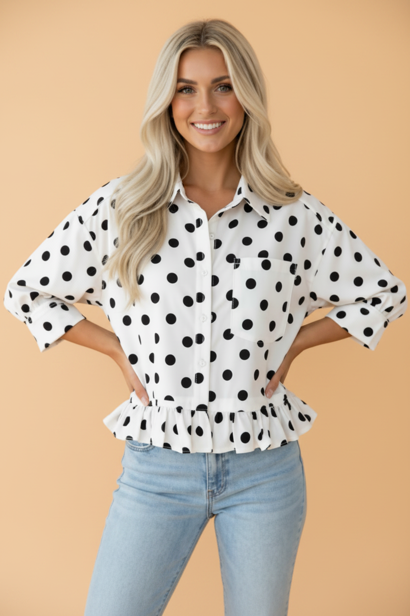 The Dottie Peplum Top