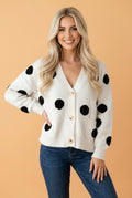 The Posie Polka Dot Cardigan