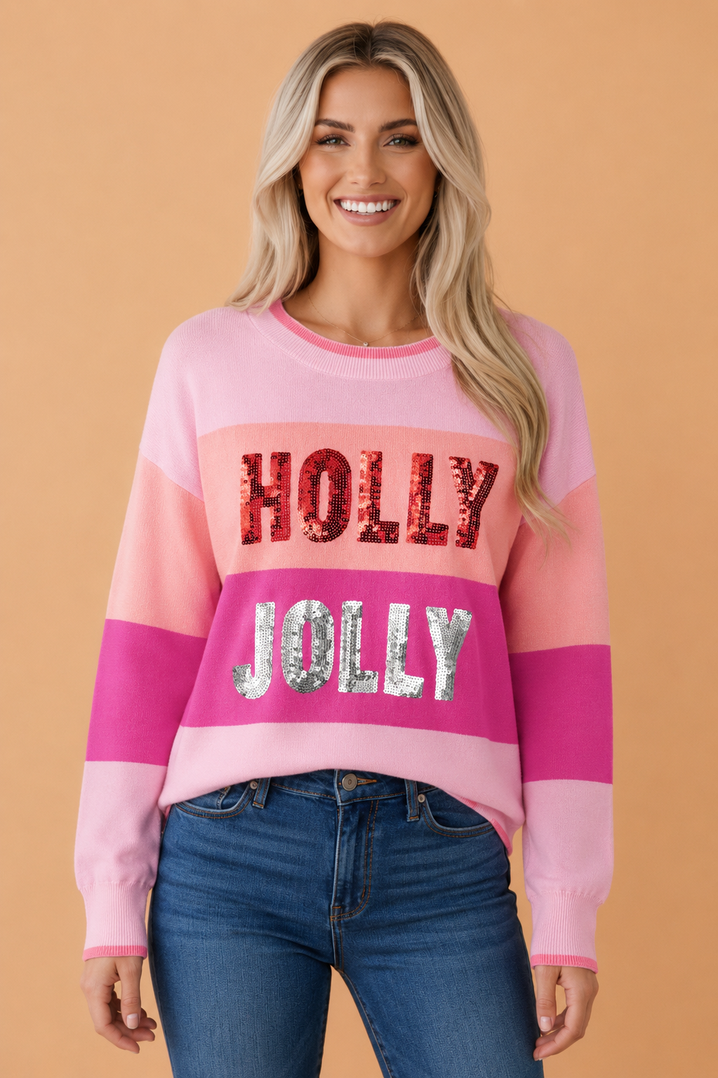 The Holly Jolly Sequin Sweater