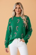 The Merry Mae Candy Cane Sweater