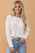 The Snowed In Cable Knit Sweater