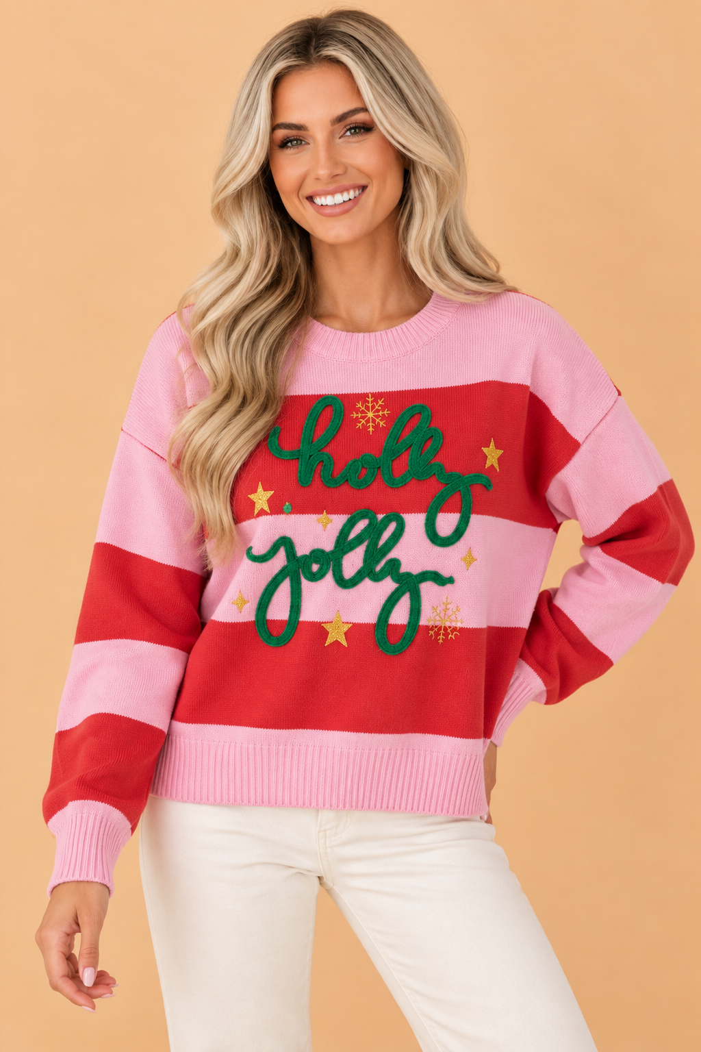 The Holly Jolly Festive Stripe Sweater