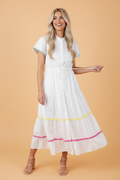 The Hallie Rae  Ricrac Trim Dress