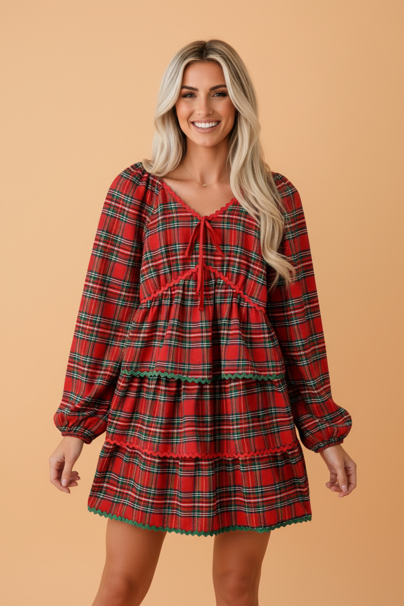 The Kensington Plaid Dress