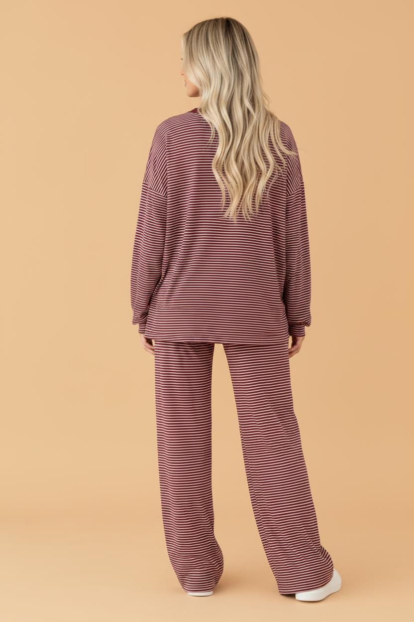 The Hallie Stripe Lounge Set