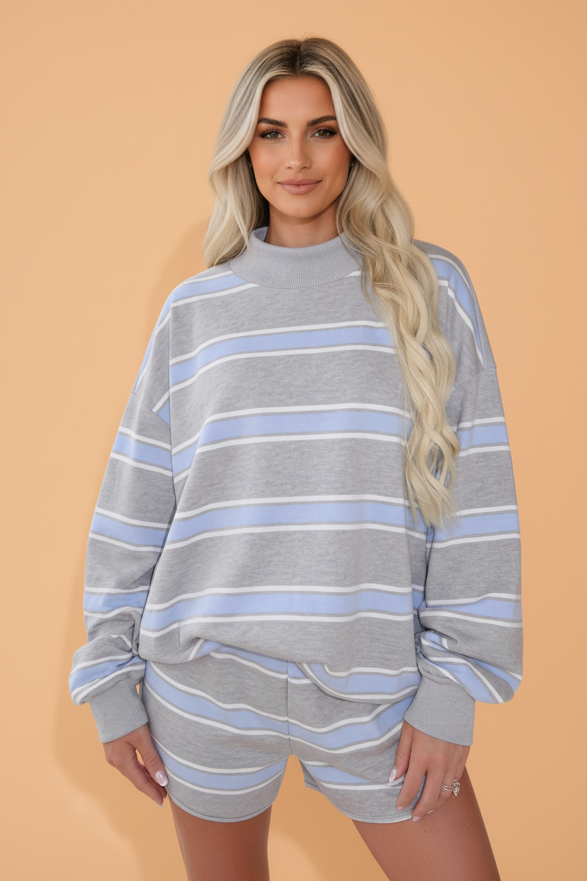 The Lily Stripe Lounge Set